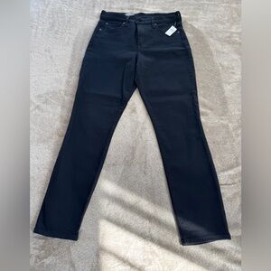 GAP True Skinny High Rise Everdark Stretch Black Jeans 31/12R NWT